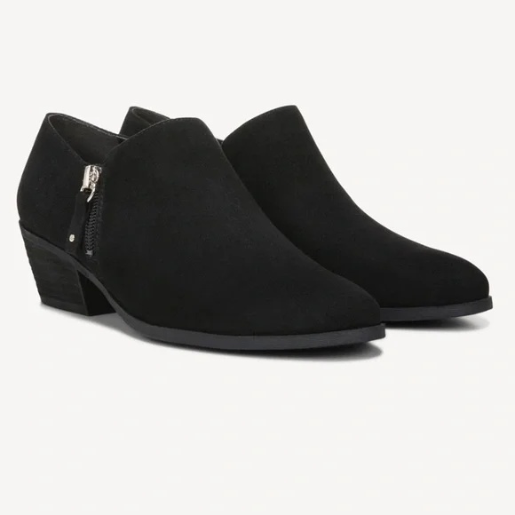 Dr. Scholl's 9.5 Brief Black Microfiber Ankle Bootie Boots - Picture 2 of 10